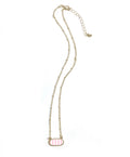 Pink Striped Necklace