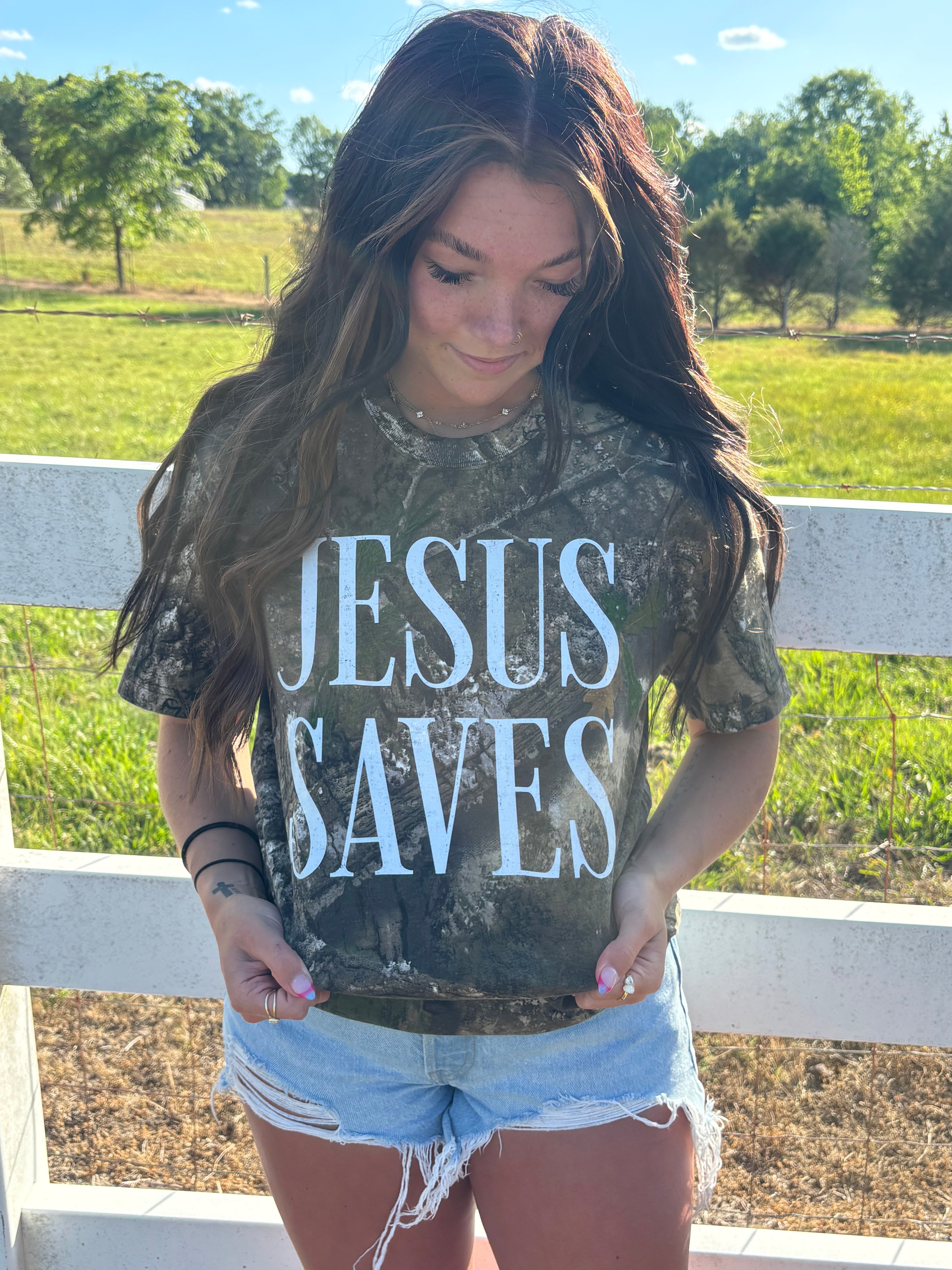 Jesus Saves Tee