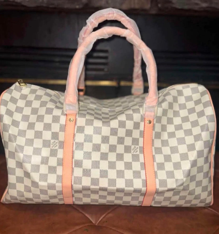 inspired LV duffle