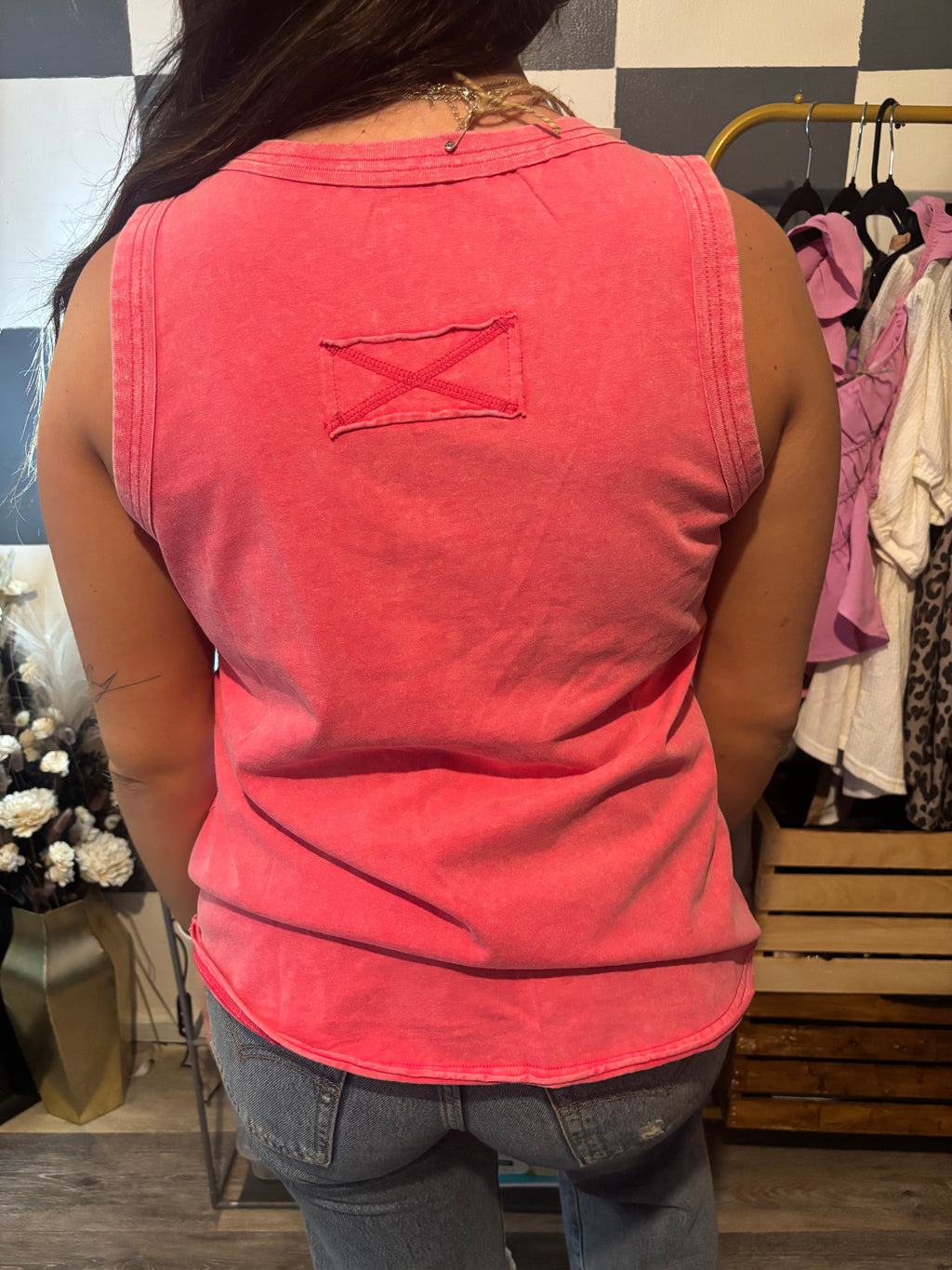 pretty in pink top