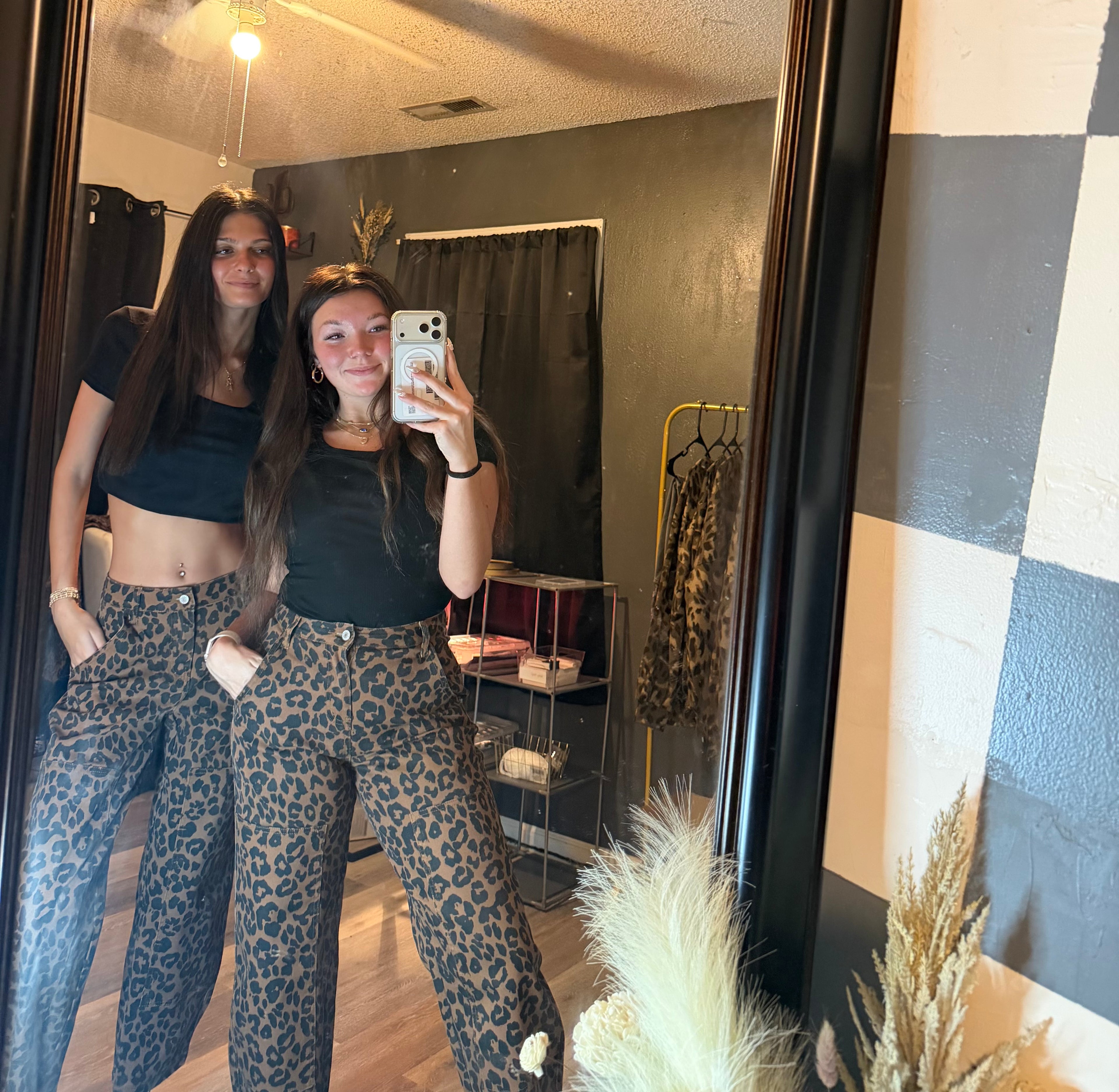 Living In Leopard Jeans