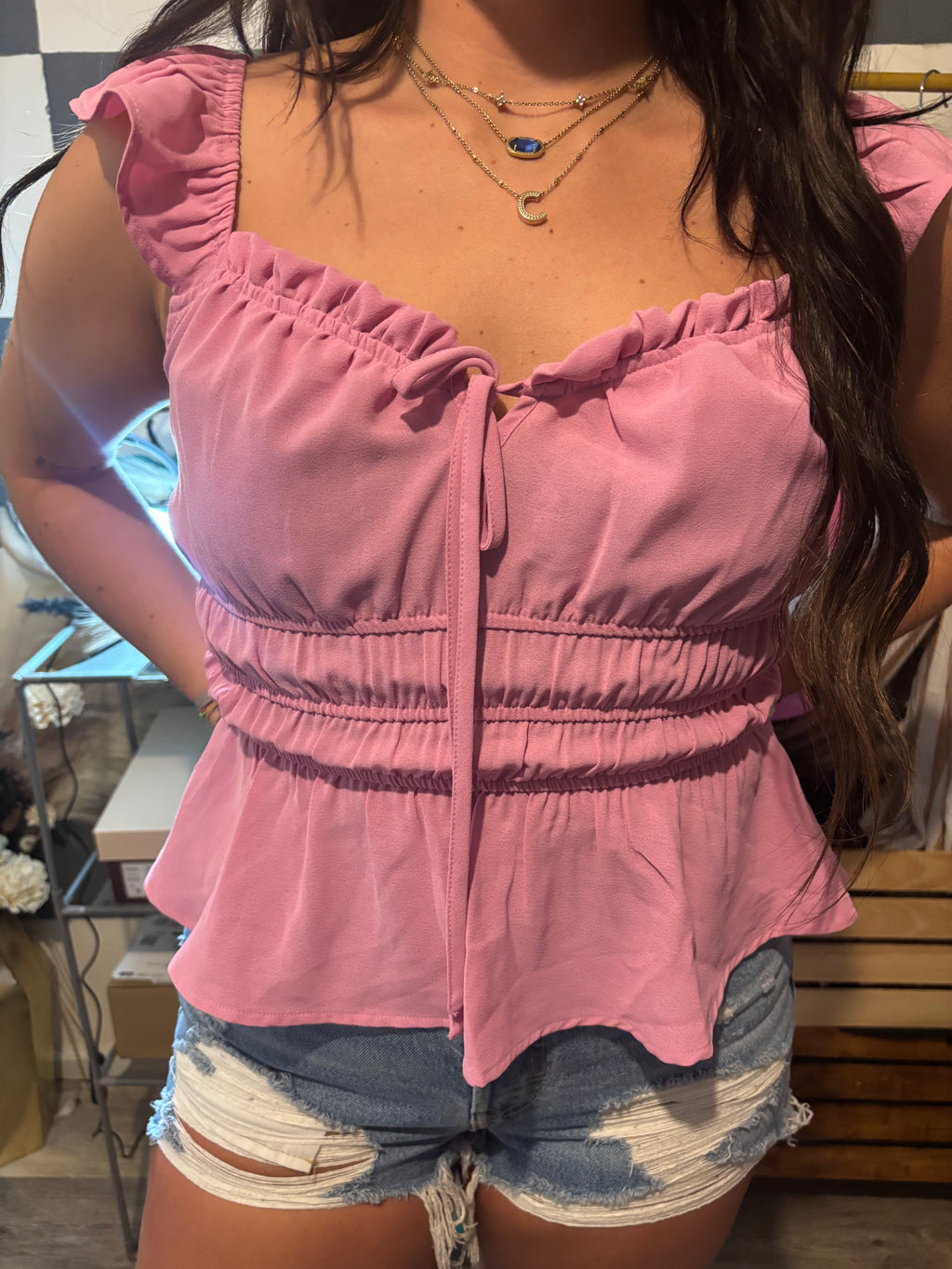 Cowgirl Charm Ruffle Top