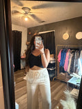 Beach babe white pants