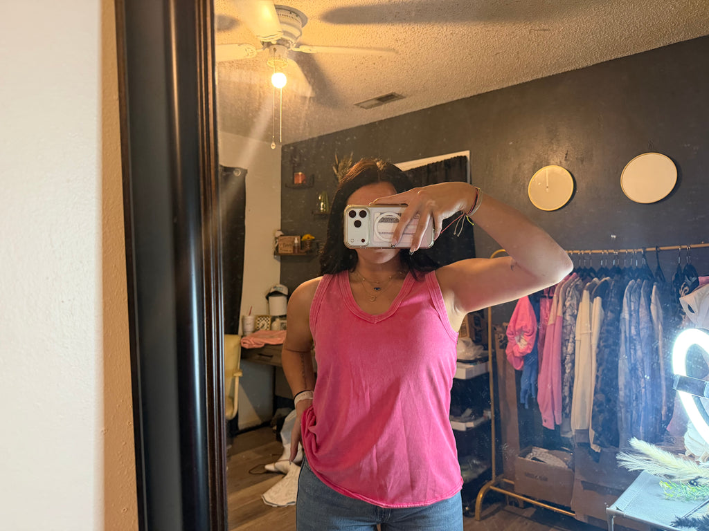 pretty in pink top