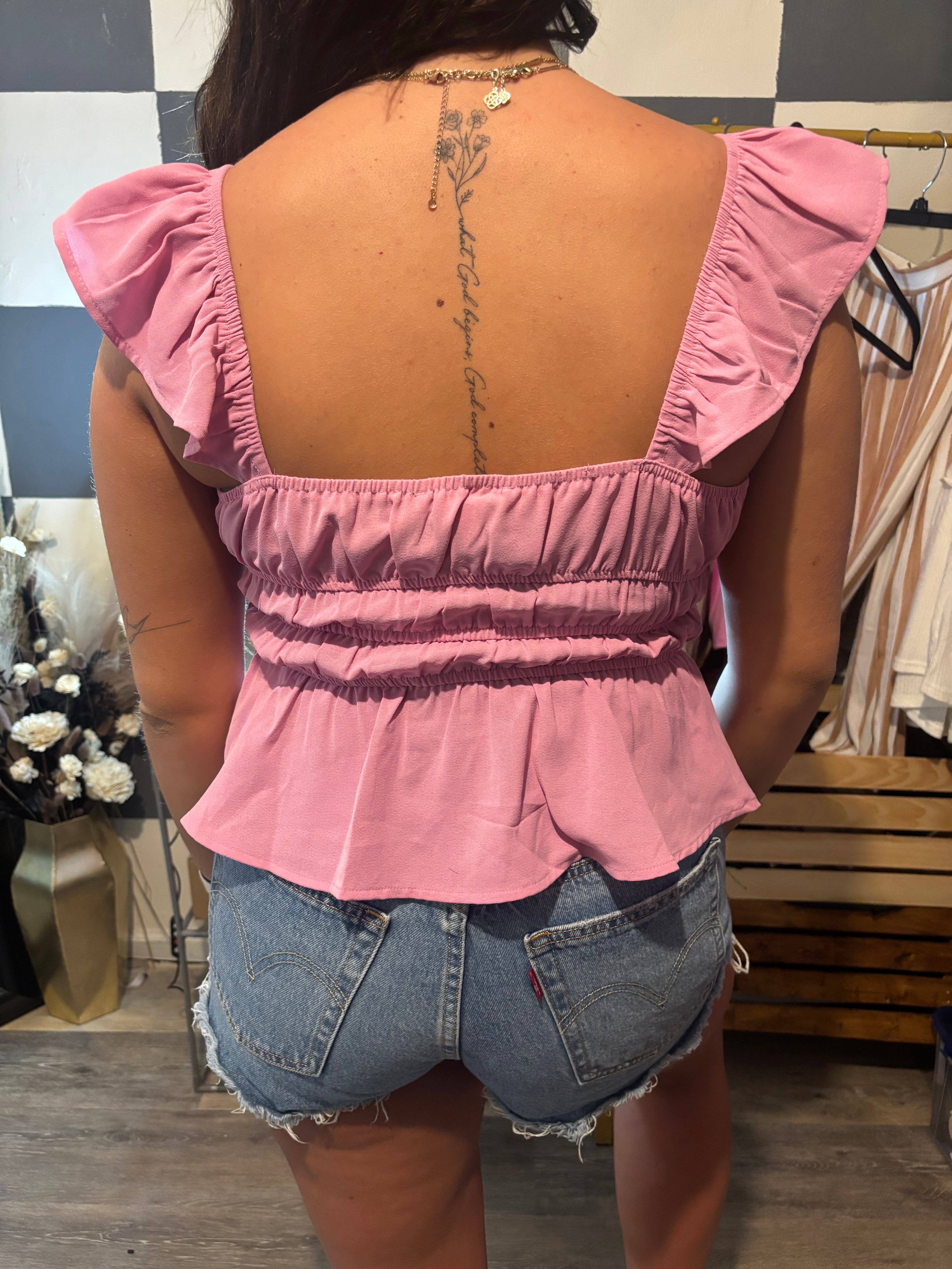 Cowgirl Charm Ruffle Top