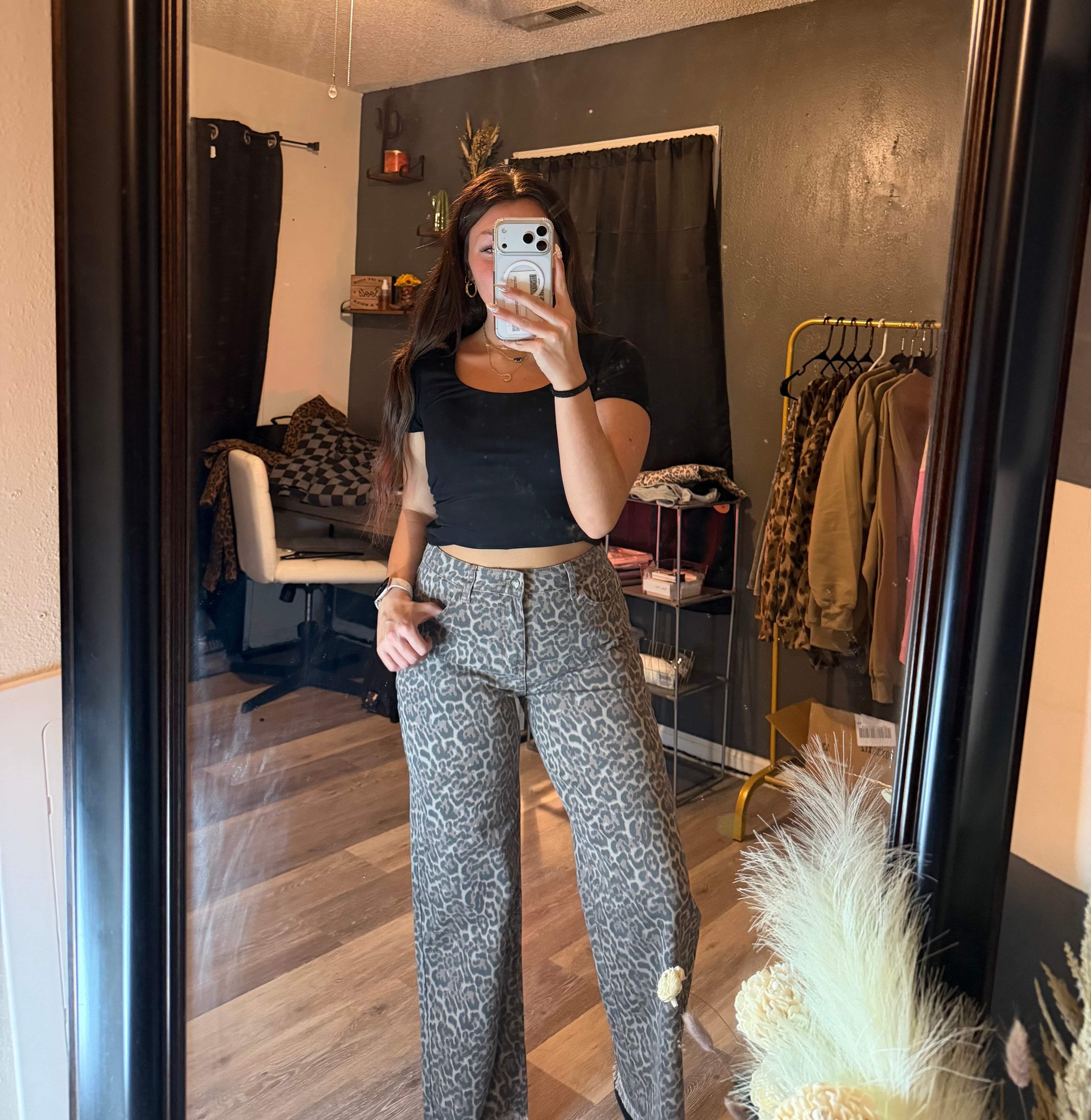 All in Leopard Jeans