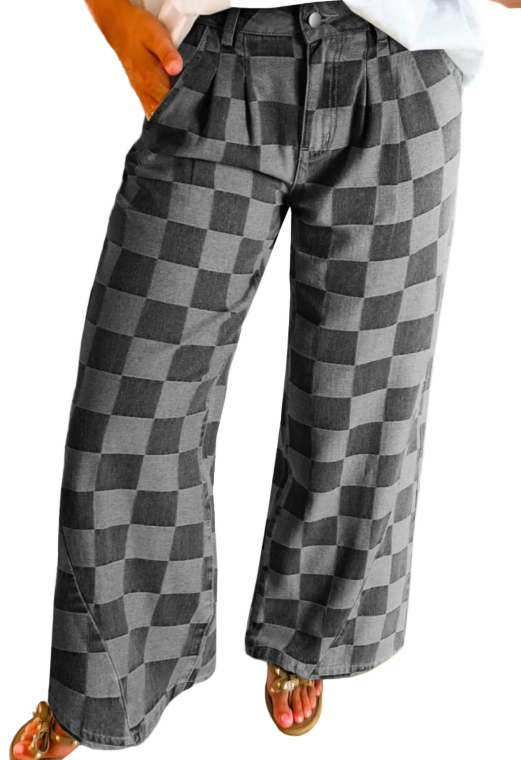 Check Me Out Barrel Jeans